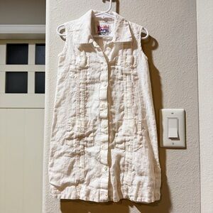 Kids Casual White Dress